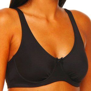 Elita Silk Magic Underwire Bra, Ebony - 8837